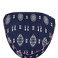 Blue Crescent Meditation Cushion