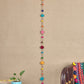 Upcycled Beaded Pom-Pom Festive Decoration String Hanging Party Prop