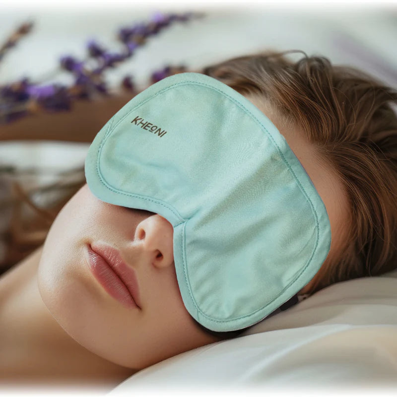 Organic Cotton Eye Mask | Light Neon | 25 G