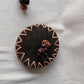 Longpi Black Pottery Coaster Round