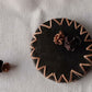 Longpi Black Pottery Coaster Round