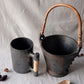 Longpi Black Pottery Ice Bucket Large