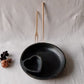 Longpi Black Pottery Chip-n-Dip or Momo Platter