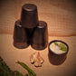 Longpi Black Pottery Tumblers Trapezium Small (Set of 2)