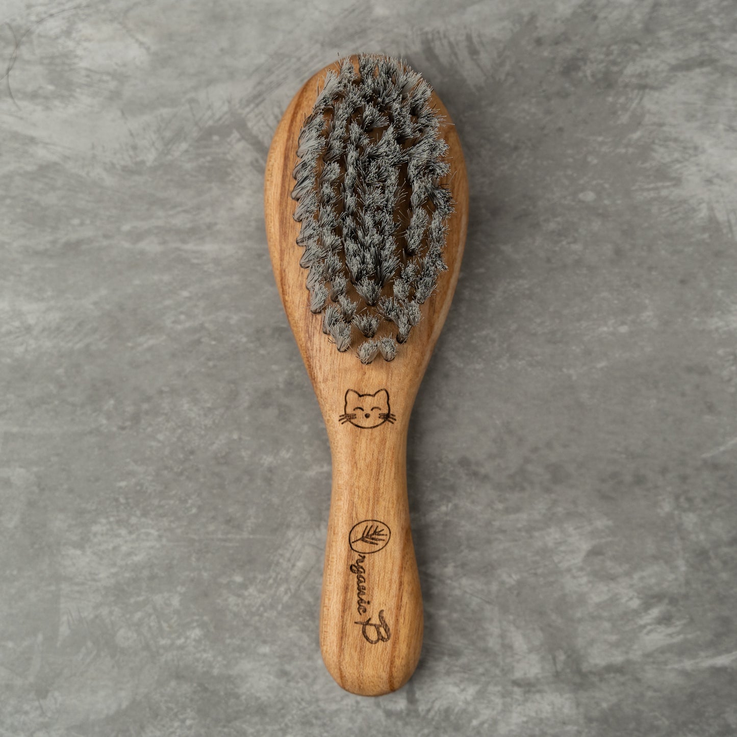 Organic B Baby Hair Brush for Newborn – Natural Wooden Baby Hairbrush with Soft Bristles for Cradle Cap – Perfect Scalp Grooming Hairbrush for Infant, Toddler, Kids