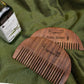 Sheesham Comb with Oil Holes (Wooden Oil Applicator)