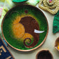 Omkara - Ganesha Wallplate (Green)