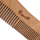 Organic B Wave Shaped Natural Neem Comb for Detangling