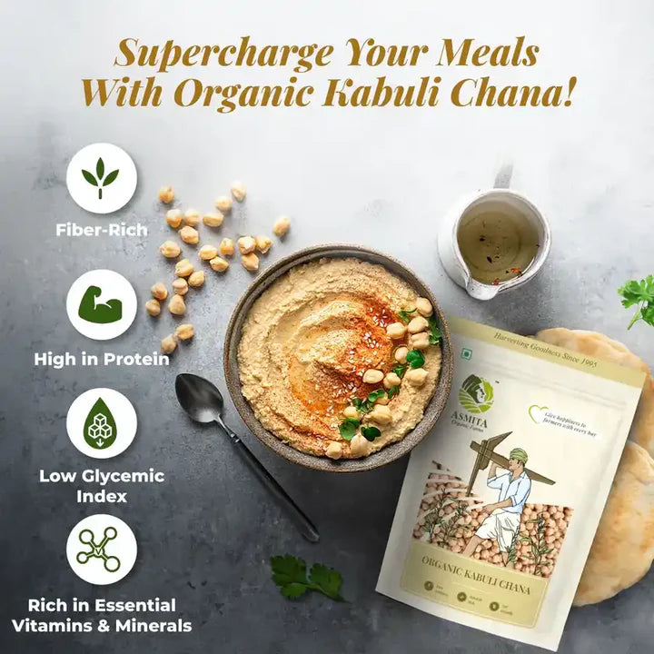 Organic Kabuli Chana (500 Grams)
