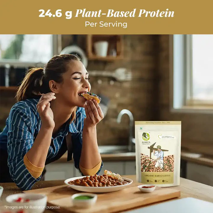 Organic Kabuli Chana (500 Grams)