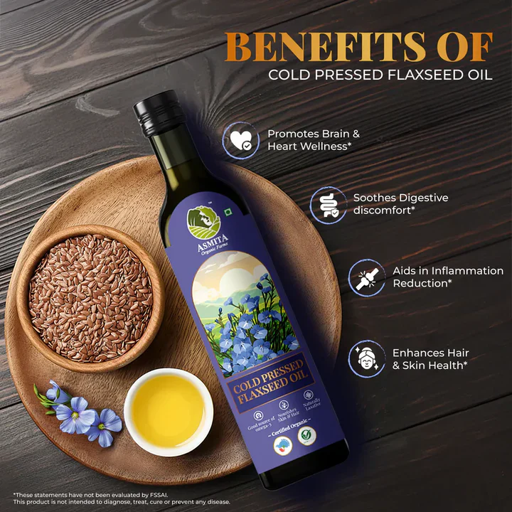 Cold Pressed Flaxseed Oil (500 ml)