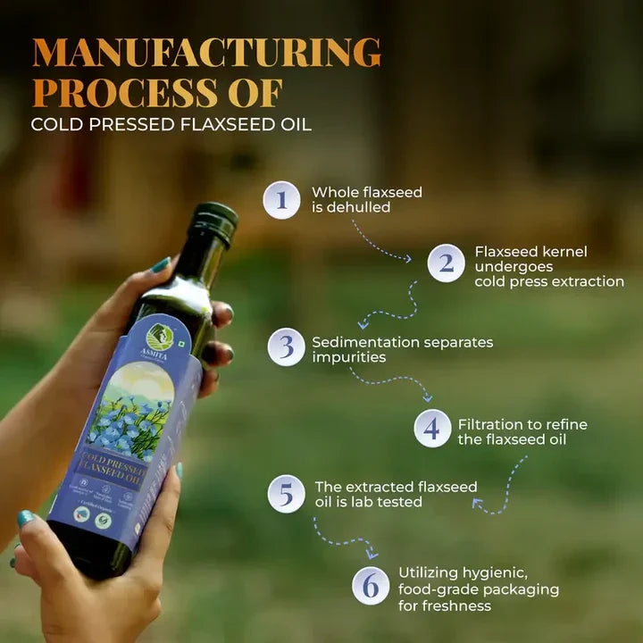 Cold Pressed Flaxseed Oil (500 ml)