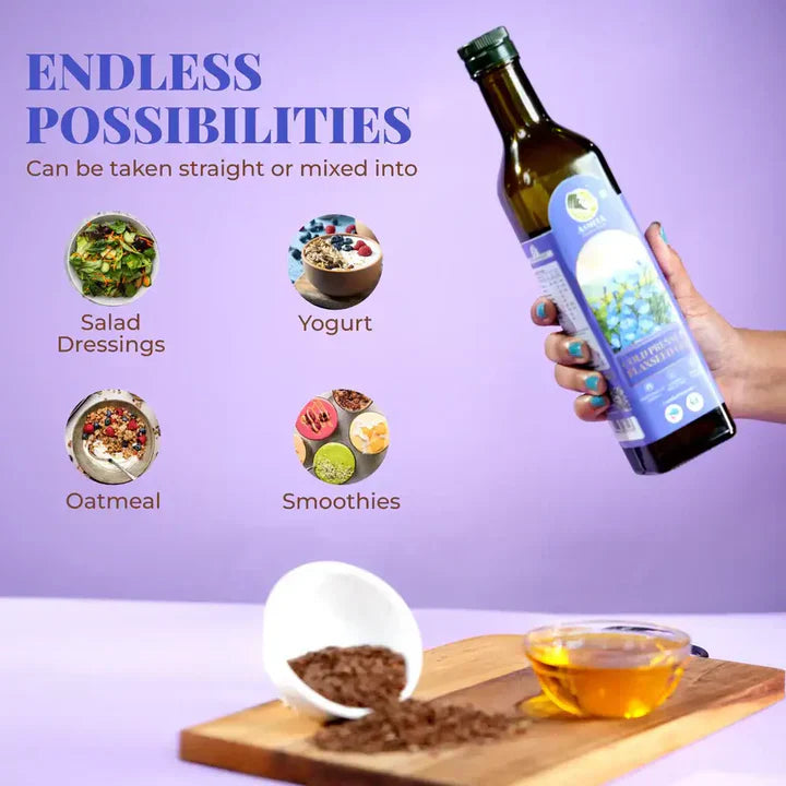 Cold Pressed Flaxseed Oil (500 ml)