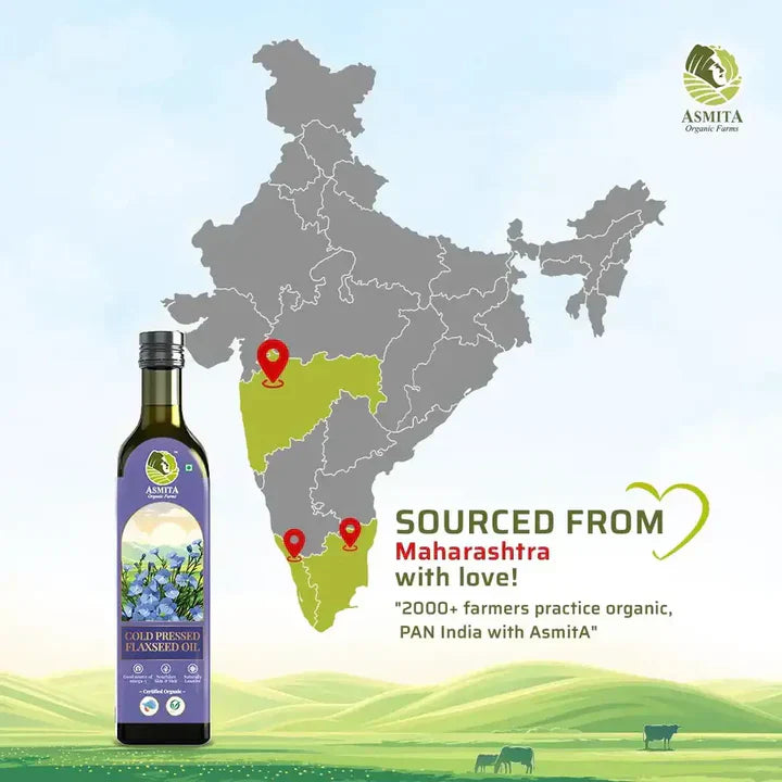 Cold Pressed Flaxseed Oil (500 ml)