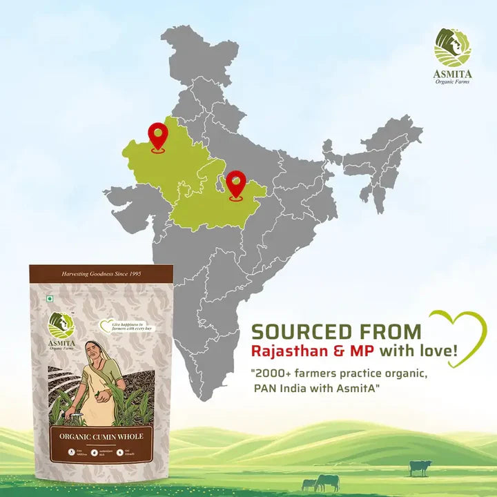 Organic Cumin Whole (100 Grams)