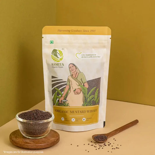 Organic Mustard Whole (100 Grams)