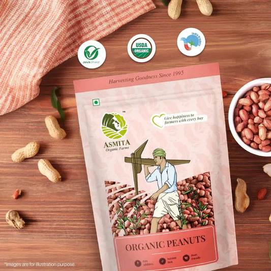 Organic Peanuts (500 Grams)