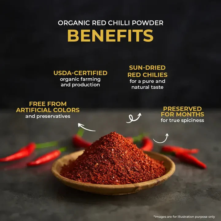 Organic Red Chilli Powder (100 Grams)