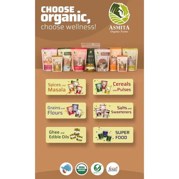 Organic Wheat Whole Khapli (Emmer) (1000 Grams)