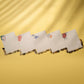 Pushp Hemp Paper Note Cards | Set of 5 Notecards and Envelopes