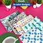 Plantable Stationery - Seed Diary, Seed Pens & Pencils in Zipper Pouch (Evil Eye Print)