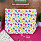 Plantable Stationery - Seed Diary, Seed Pens & Pencils in Zipper Pouch (Flowers Print)
