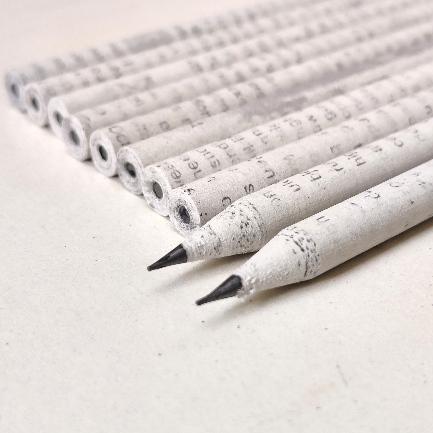 Recycled News Paper Pencils | Pack of 10