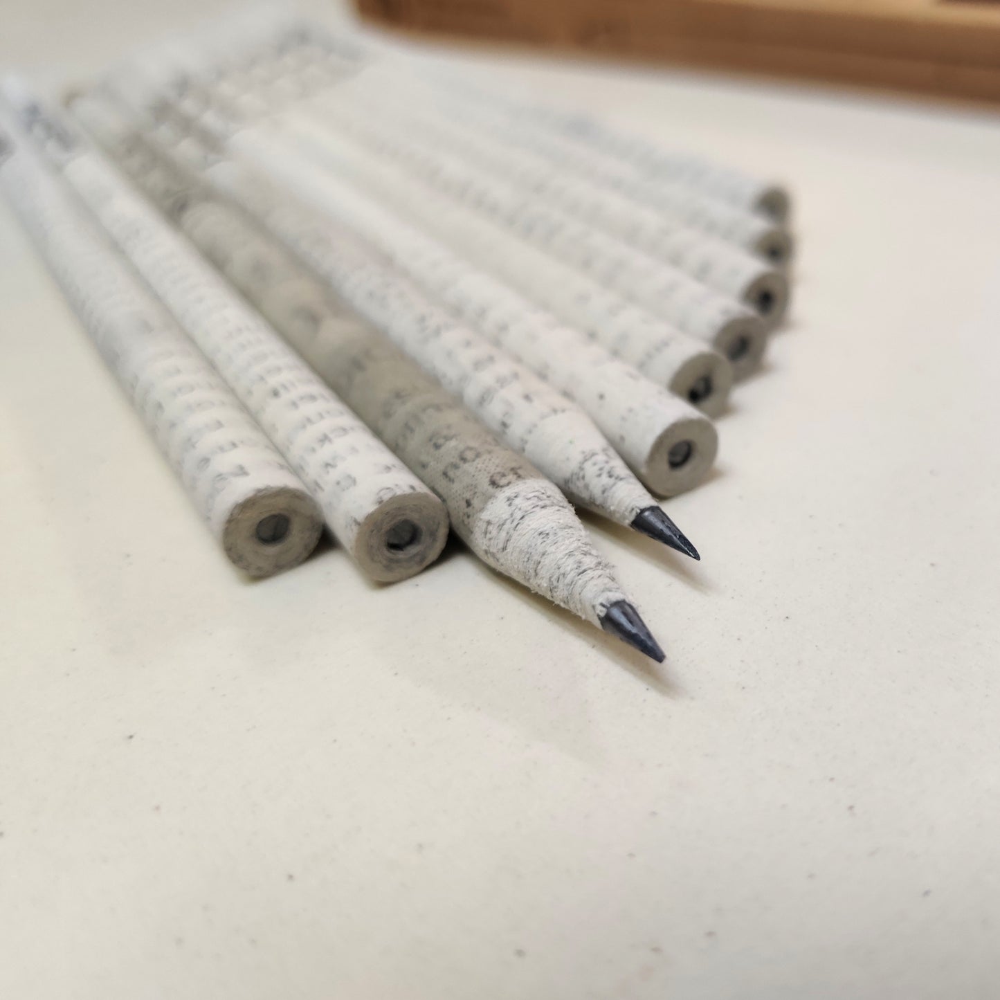 Recycled News Paper Pencils | Pack of 10