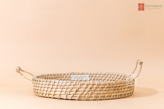 Sustainable Rattan Serving Tray