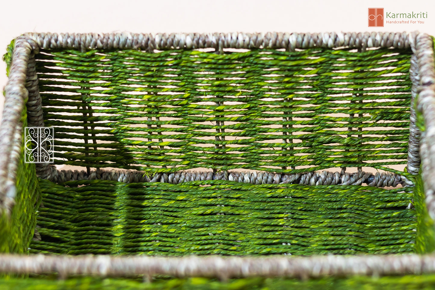 Declutter in Style with Grass Basket