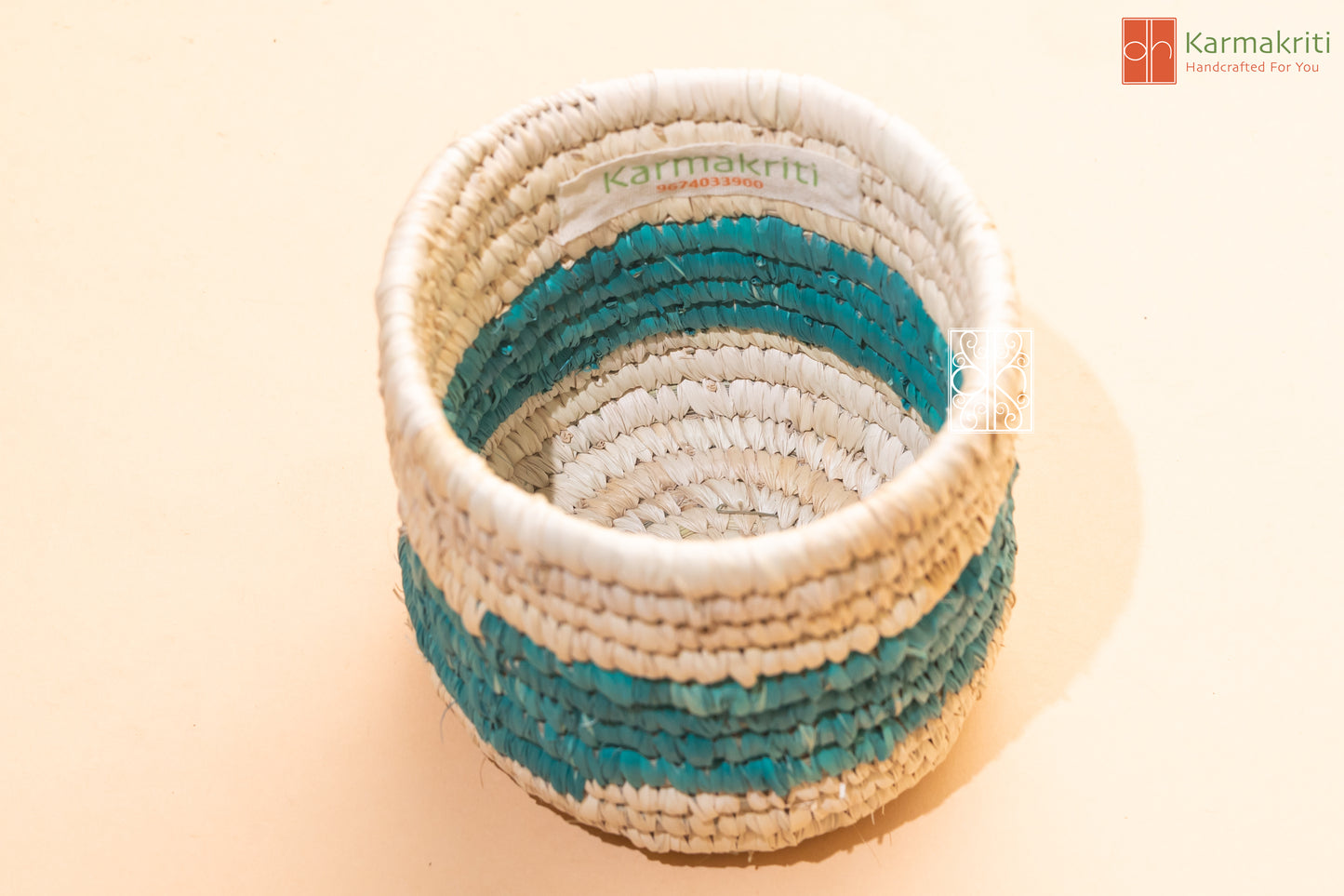 Exotic Charm of Palm Leaf Basket