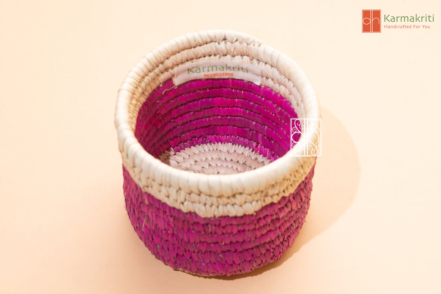 Artisanal Palm Leaf Basket