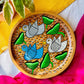 Saras Round Wooden Platter