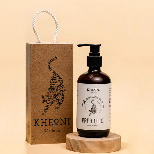 Prebiotics Rose | Hair Wash | Face Wash | Body Wash | Best for Men and Women | Kheoni |250 ML