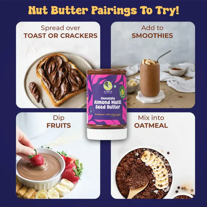 Almond Multiseed Chocolate Butter