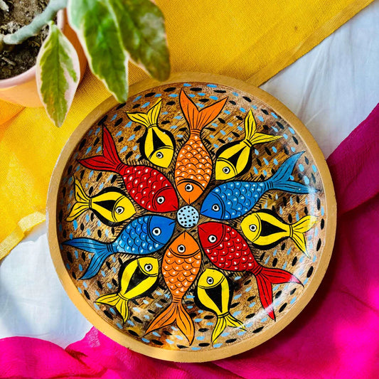 Taal Round Wooden Platter