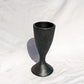 'Flute' Longpi Black Pottery Wine Glass