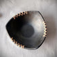 Longpi Black Pottery Trikon Serving Bowls (Set of 2)
