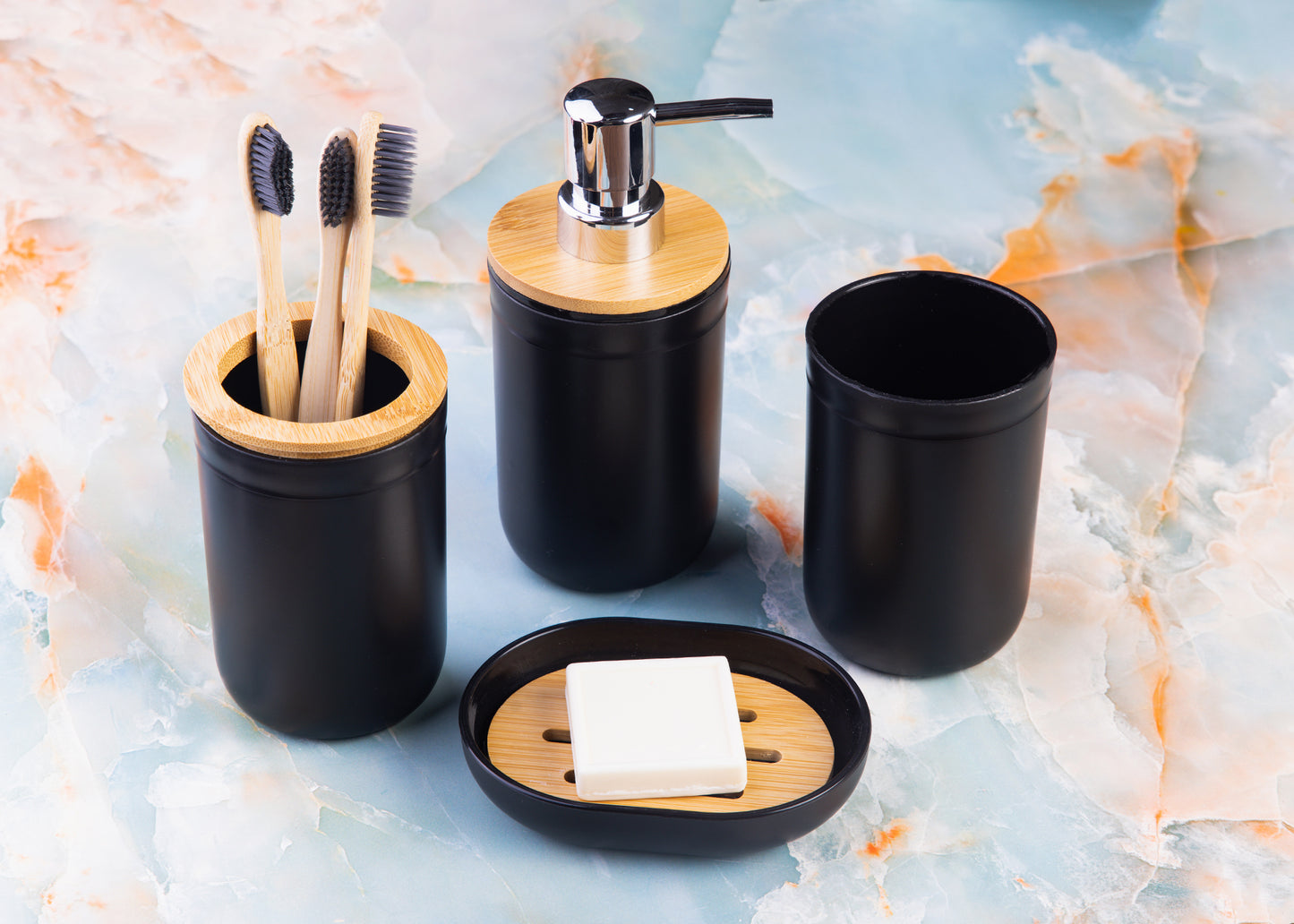 Bamboo Bathroom Set
