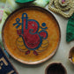 Vinayaka - Ganesha Wallplate (Orange)