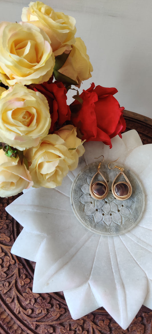 Handcrafted Bamboo Weaved Earrings