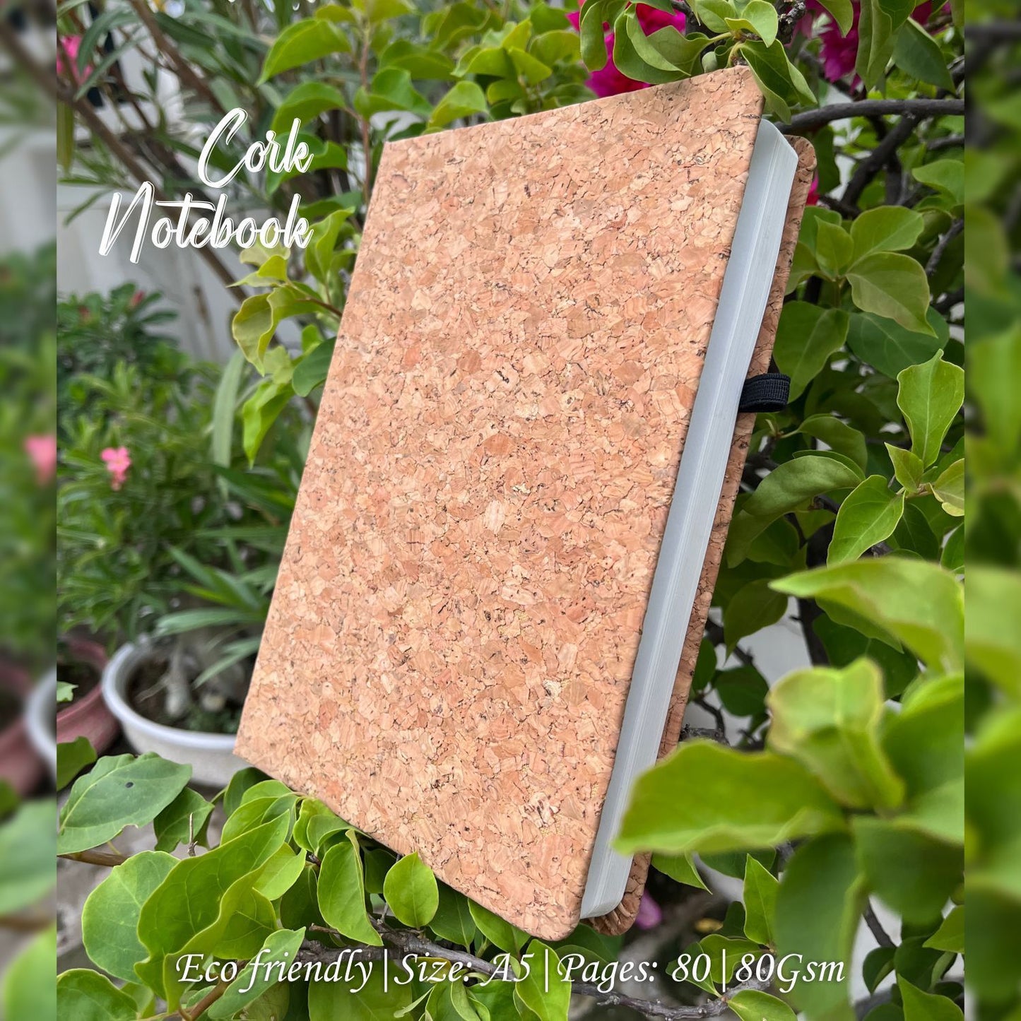 Cork Eco-Friendly Journal - A5 Diary Ruled