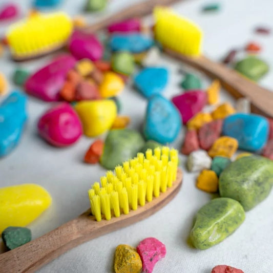 Organic B’s Babool Wood Toothbrush | Medium- Adult