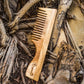 Neem Wood Wide Teeth Handle Comb
