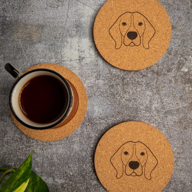 Autumn, Sustainable Natural Cork Coasters
