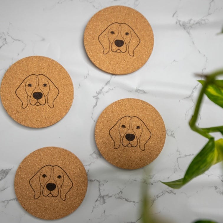 Autumn, Sustainable Natural Cork Coasters