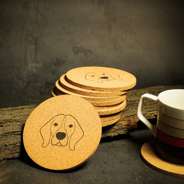 Autumn, Sustainable Natural Cork Coasters