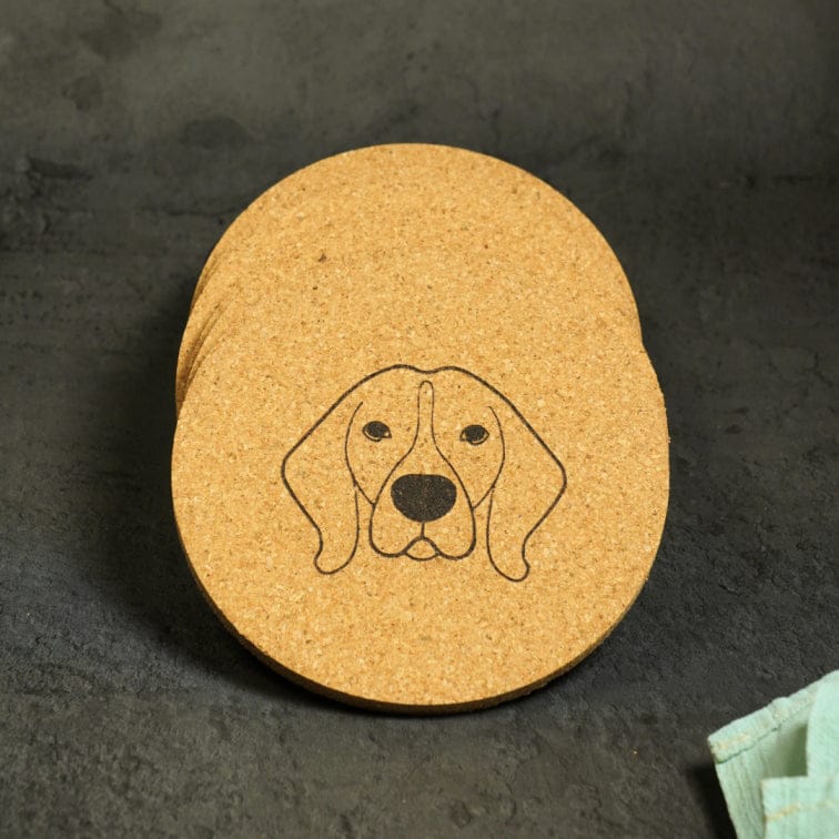 Autumn, Sustainable Natural Cork Coasters