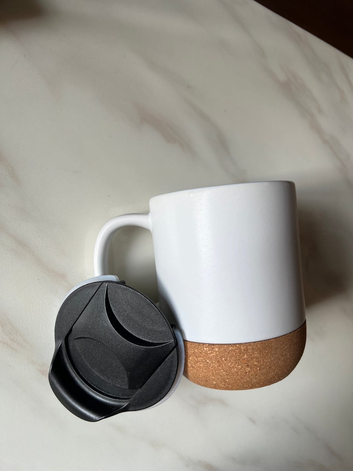 Ceramic Mug with Cork Bottom