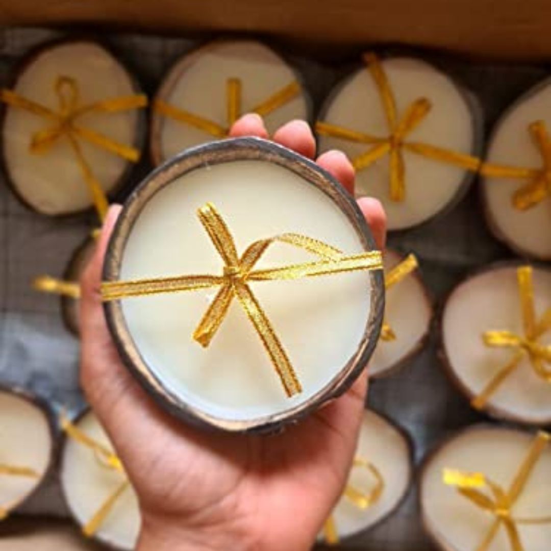 Organic Coconut Candle with Soy Wax (Set of 2)